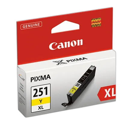 Canon CLI-251 XL High-Capacity Yellow Ink Cartridge