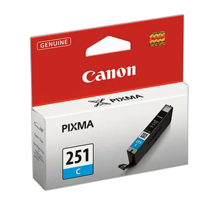Canon CLI-251 Standard Capacity Cyan Ink Cartridge