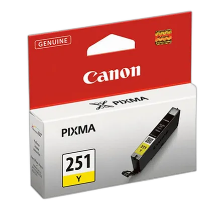 Canon CLI-251 Standard Capacity Yellow Ink Cartridge