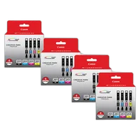 Canon CLI-251 BK/CMY 4 PK Value Pack Ink for Canon InkJet Printers-4 PK 0