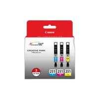 Canon CLI-251 3-Color Ink Cartridge Pack 0