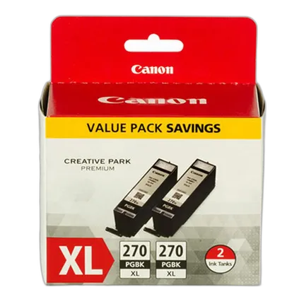 Canon PGI-270XL Pigment Black Twin Pack