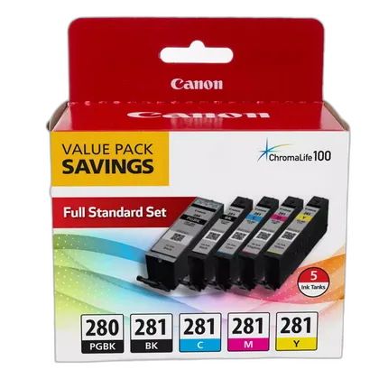 Canon PGI-280/CLI-281 5 Color Value Pack