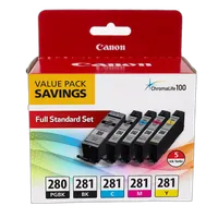 Canon PGI-280/CLI-281 5 Color Value Pack 0