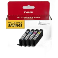 Canon CLI-281 BKCMY 4 Color Ink Tank Value Pack 0
