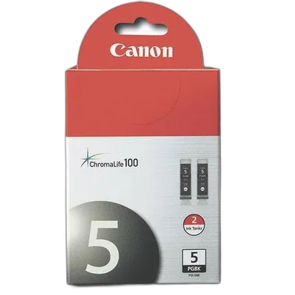 Canon PGI-5BK Twin Pack for Canon Pixma MP600 MP970 and iP3500 Printer