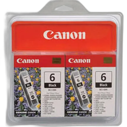 Canon BCI-6BK Black Ink Twin Pack