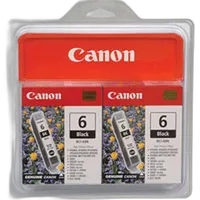Canon BCI-6BK Black Ink Twin Pack 0