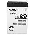 Canon PGI-29 5 Monochrome Value Pack for Canon Pixma Pro-1 Printer