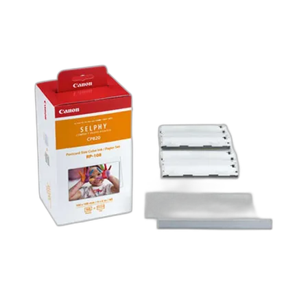 Canon RP-108 Color Ink/Paper Set 4 x 6 in. for Selphy Printers