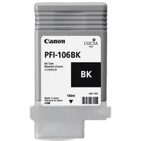 Canon PFI-106BK Black Ink Cartridge (130 ml) 0