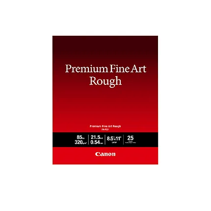 Canon Premium Fine Art Rough Photo Paper (8.5x11in, 25 Sheets)