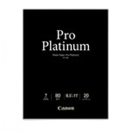 Canon 8.5X11 Pro Platinum Photo Paper (20 Sheets)