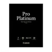 Canon 8.5X11 Pro Platinum Photo Paper (20 Sheets) 0