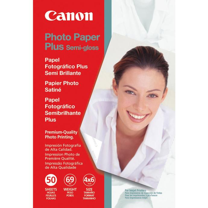 Canon 4X6 Semi Glossy Plus Photo Paper (50 Sheets), Paper