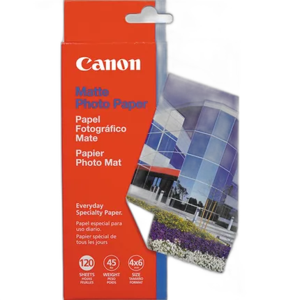 Canon 4X6 Matte Photo Paper (120 Sheets)