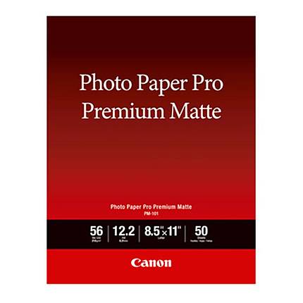 Canon 8.5 x 11 In. Photo Paper Pro Premium Matte Paper (50)
