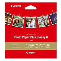 Canon 5x5 Photo Paper Plus Glossy II - 20 Sheets 0
