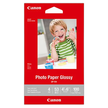 Canon 4x6 Photo Paper Glossy - 100 Sheets