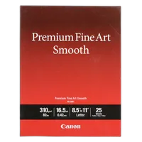 Canon 8.5x11 Premium Fine Art Smooth Paper - 25 Sheets 0