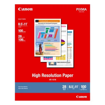 Canon 8.5x11 High Resolution Paper (100 Sheets)