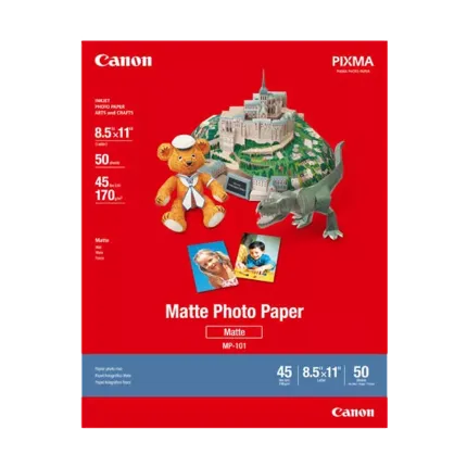 Canon 8.5X11 Matte Photo Paper (50 Sheets)