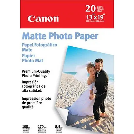 Canon 13X19 Matte Photo Paper (20 Sheets)