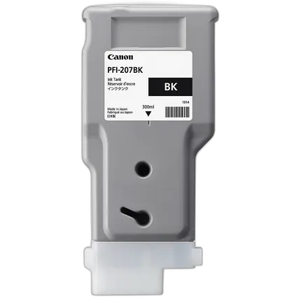 Canon PFI-207BK Black Ink Cartridge (300 ml)