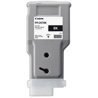 Canon PFI-207BK Black Ink Cartridge (300 ml) 0