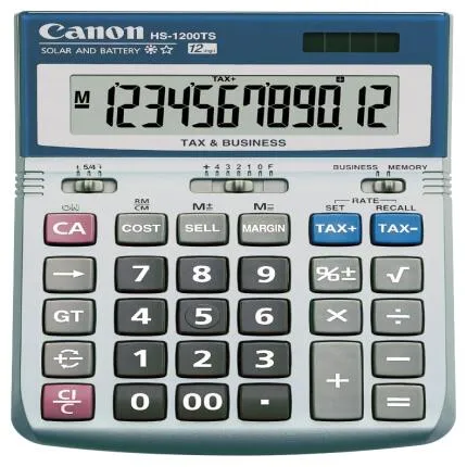 Canon HS-1200TS Desktop 12-Digit Calculator
