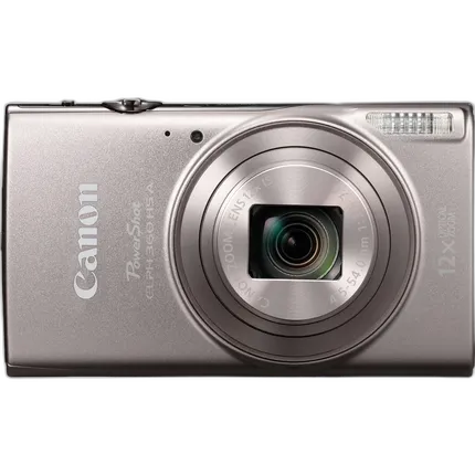 Canon POWERSHOT ELPH 360 HS A Point and Shoot Camera (Silver)