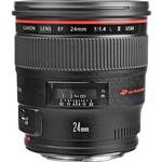 Canon EF 24mm f/1.4L II USM Wide Angle Lens - Black