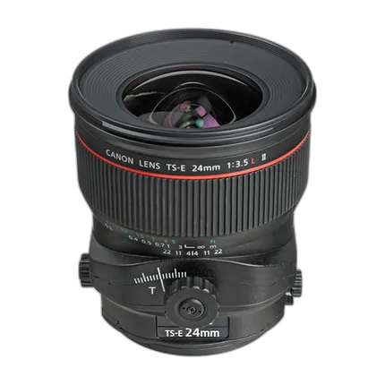 Canon TS-E 24mm f/3.5L II Tilt-Shift Lens - Black
