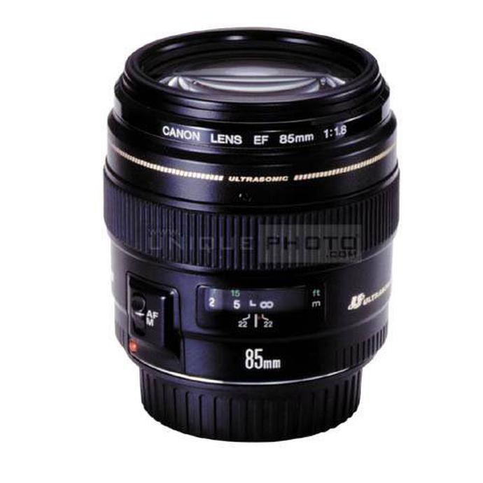 Canon EF 85mm f/1.8 USM Medium Telephoto Lens - Black