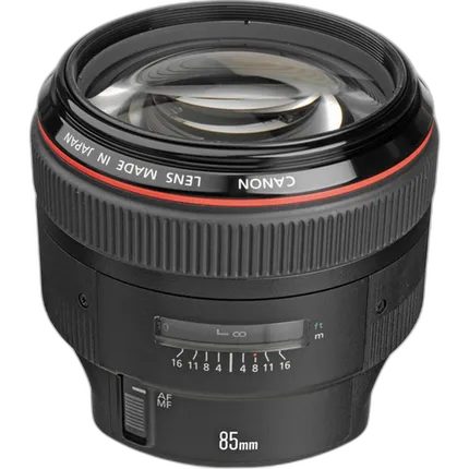 Canon EF 85mm f/1.2L II USM Medium Telephoto Lens - Black