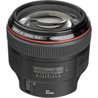 Canon EF 85mm f/1.2L II USM Medium Telephoto Lens - Black