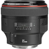 Canon EF 85mm f/1.2L II USM Medium Telephoto Lens - Black 1