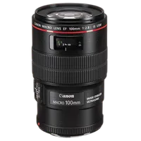 Canon EF 100mm f/2.8L IS USM Macro Lens - Black