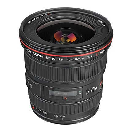Canon EF 17-40mm f/4L USM Ultra-Wide Zoom Lens - Black