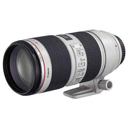 Canon EF 70-200mm f/2.8L IS II USM Telephoto Zoom Lens - White