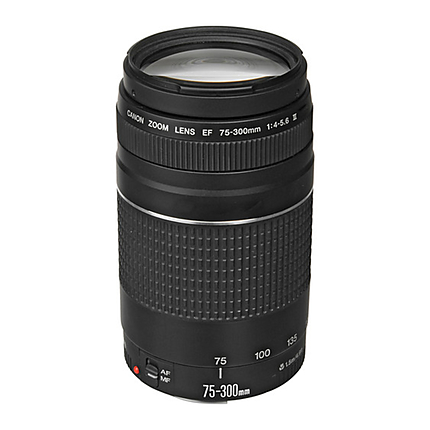 Canon EF 75-300mm f/4-5.6 III Telephoto Zoom Lens - Black