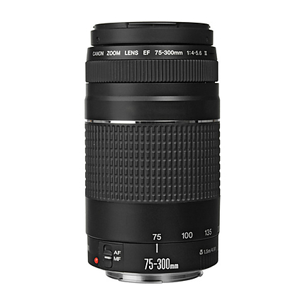 Canon EF 75-300mm f/4-5.6 III Telephoto Zoom Lens - Black