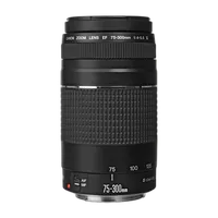 Canon EF 75-300mm f/4-5.6 III Telephoto Zoom Lens - Black 1