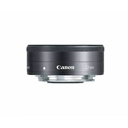 Canon EF-M 22mm f/2 STM Wide Angle Lens - Black