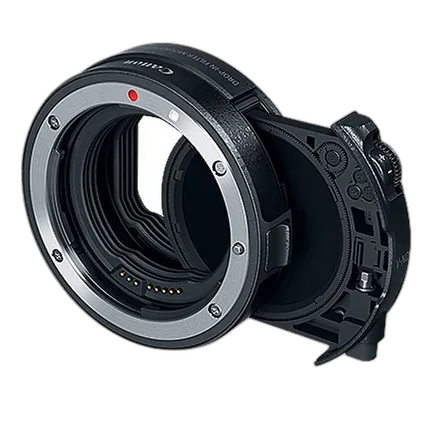 Canon EF-EOS R Drop-in Filter Mount Adapter with Variable ND Filter A