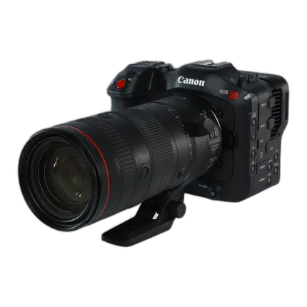 Canon EOS C70 Cinema Camera with RF 24-105mm F2.8 L IS USM Z and Power Zoom