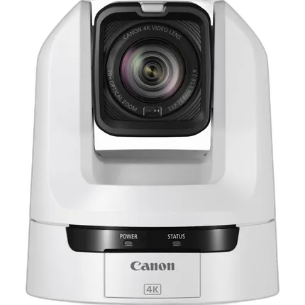 Canon CR-N300 4K NDI PTZ Camera with 20x Zoom (Titanium White)
