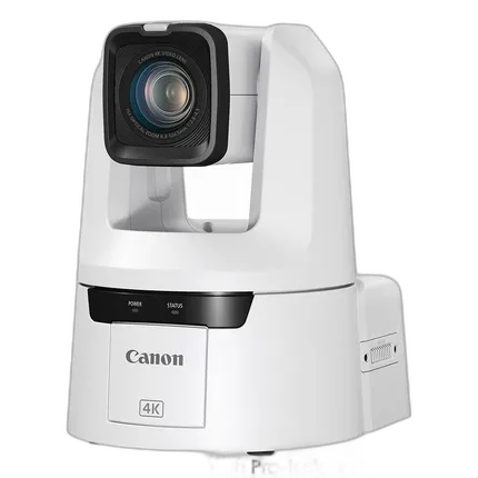 Canon CR-N700 4K PTZ Camera with 15x Zoom and Auto-Tracking App (White)