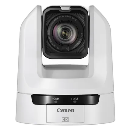 Canon CR-N100 4K NDI PTZ Camera with 20x Zoom (Titanium White)