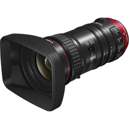Canon CN-E 18-80mm T4.4 COMPACT-SERVO Cinema Zoom Lens (EF Mount)